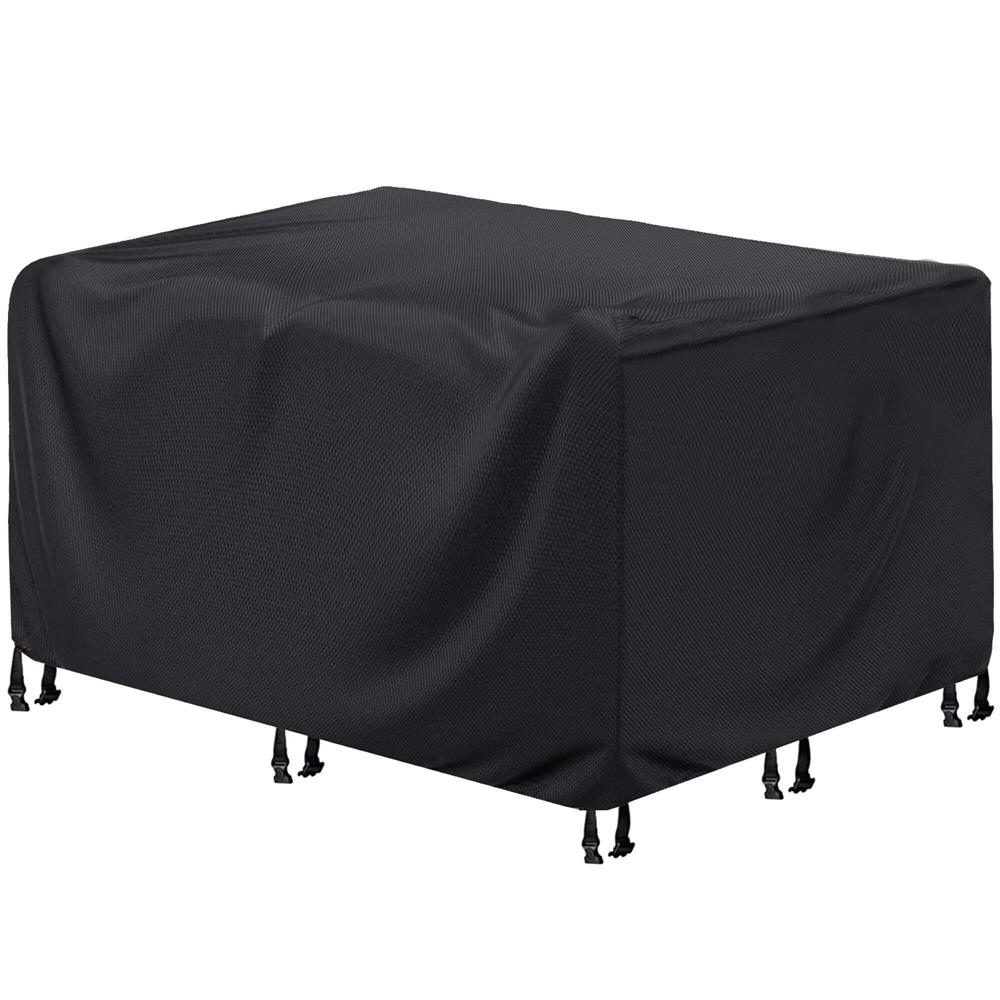 Husa mobilier gradina, impermeabila, cu protectie UV, 200x160x70cm, negru Household NewTrend