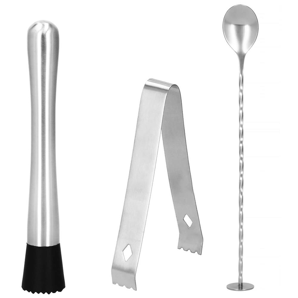 Set Cocktail Shaker Kit pentru barmani 750ml, KI16, 14 piese Household NewTrend