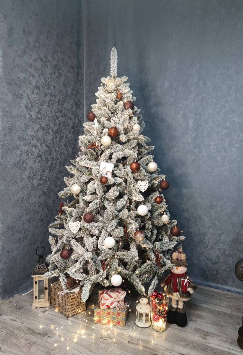 Brad artificial Christmas Deluxe by Sersimo, Victoria nins, 2D, 220cm Household NewTrend