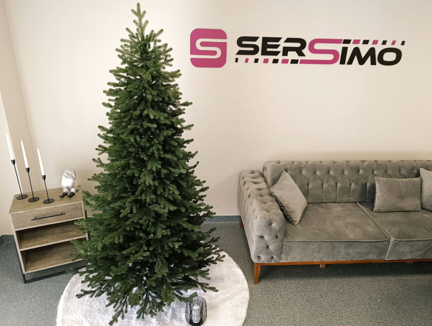Brad artificial Christmas Deluxe by Sersimo, Viena Slim, 2D+3D, 210cm Household NewTrend