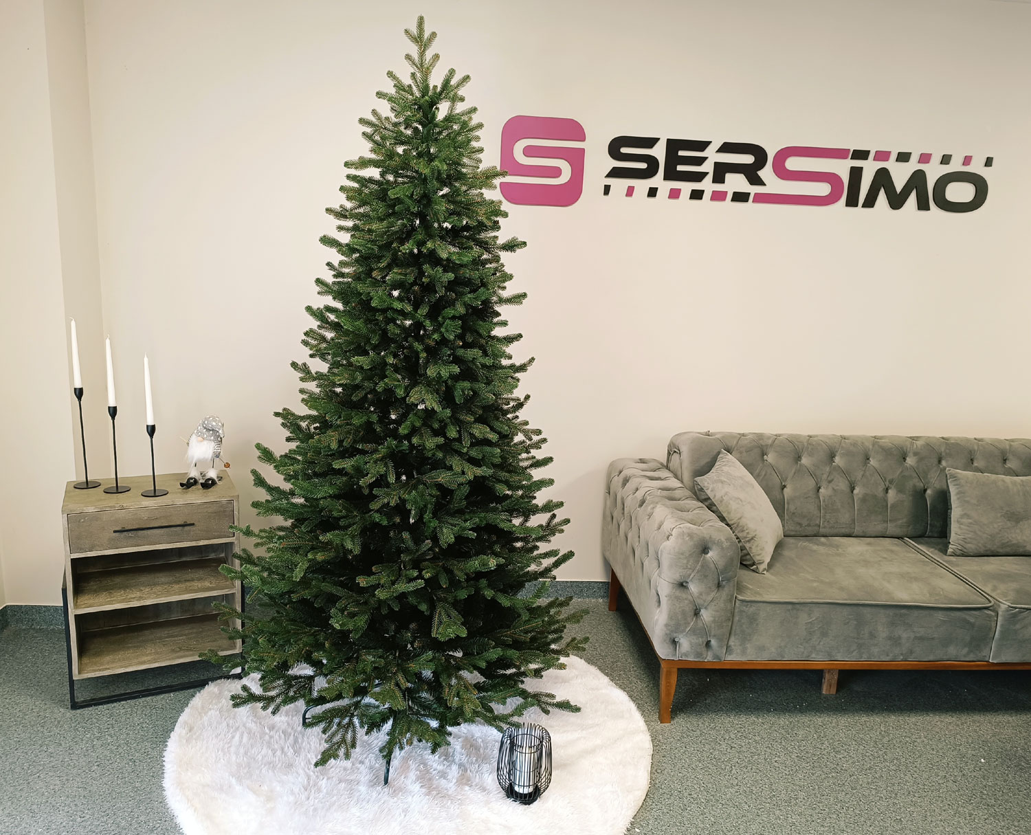 Brad artificial Christmas Deluxe by Sersimo, Viena Slim, 2D+3D, 210cm Household NewTrend