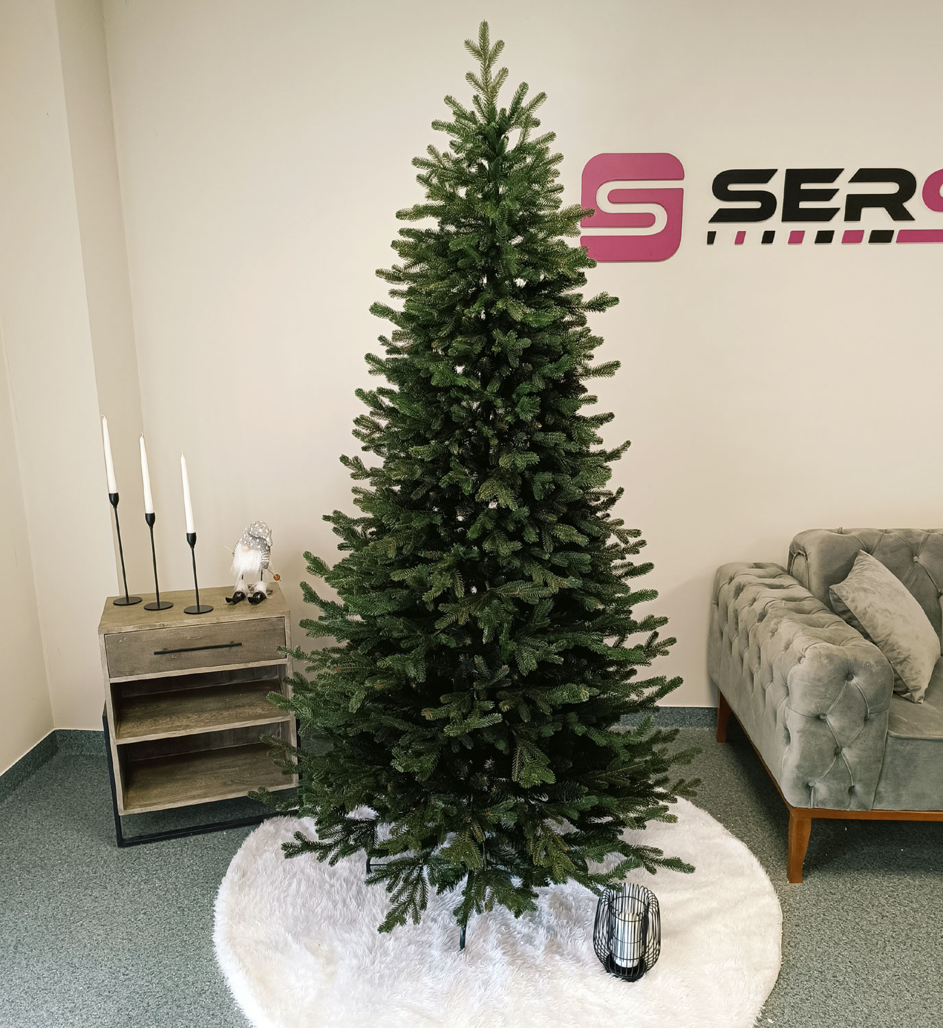 Brad artificial Christmas Deluxe by Sersimo, Viena Slim, 2D+3D, 210cm Household NewTrend