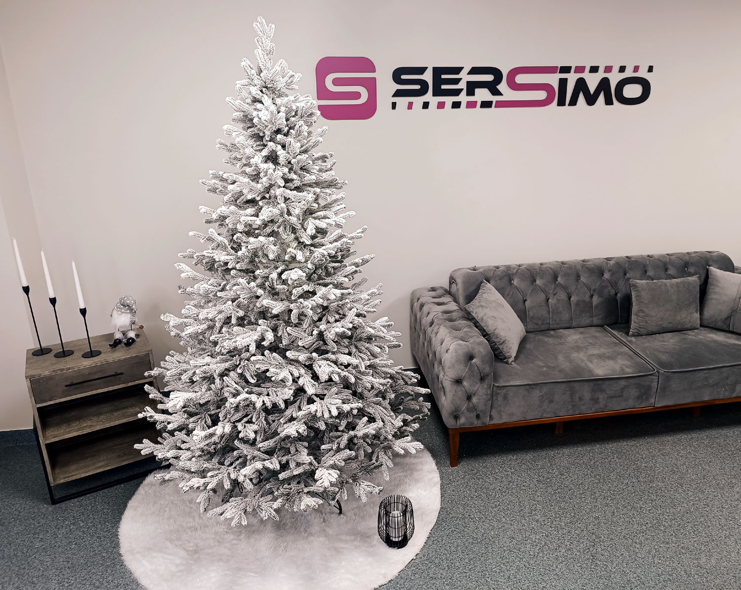Brad artificial Christmas Deluxe by Sersimo, Viena nins, 3D, 210cm Household NewTrend