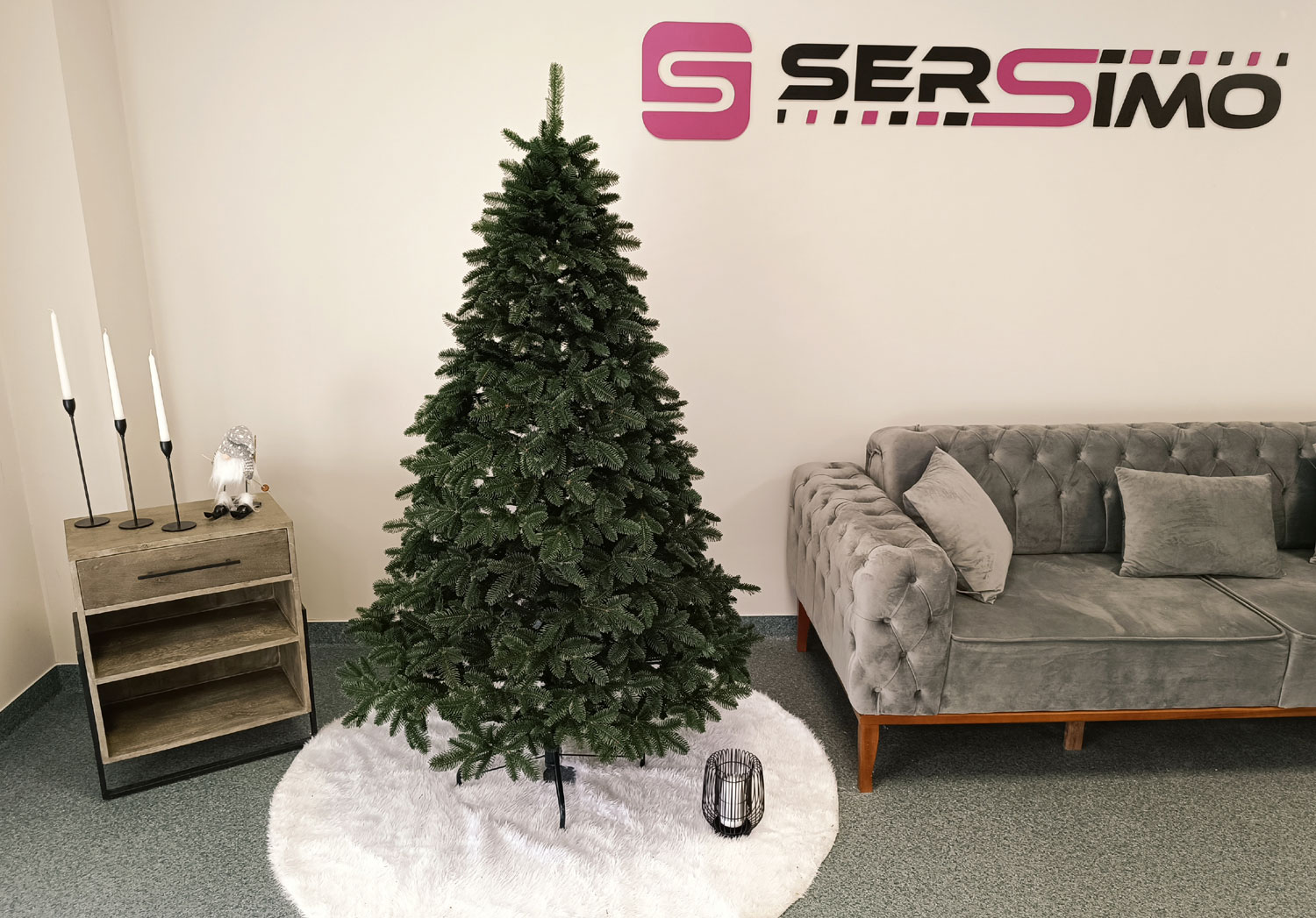 Brad artificial Christmas Deluxe by Sersimo, Canada verde, 3D, 180cm Household NewTrend