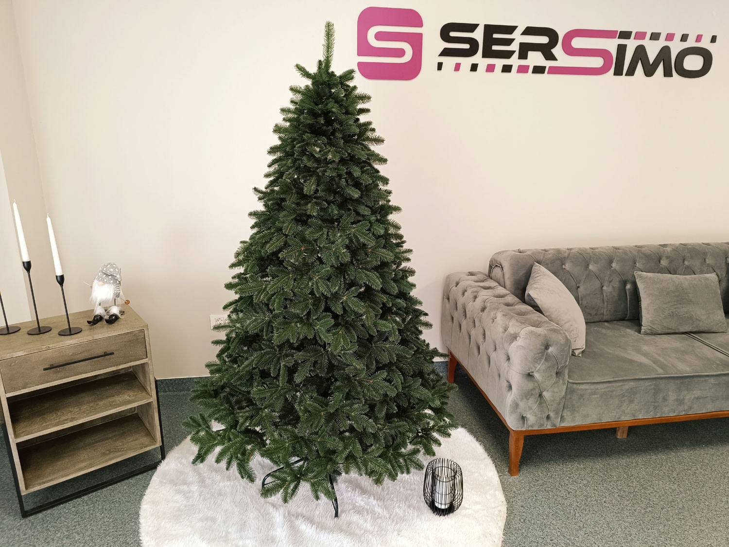 Brad artificial Christmas Deluxe by Sersimo, Canada verde, 3D, 180cm Household NewTrend