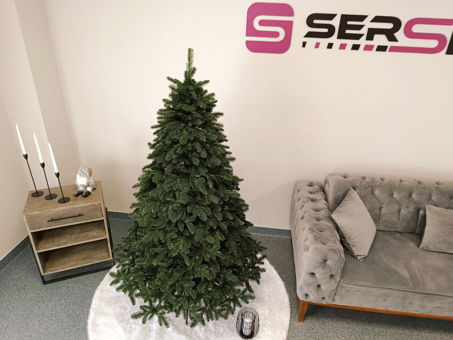Brad artificial Christmas Deluxe by Sersimo, Canada verde, 3D, 180cm Household NewTrend