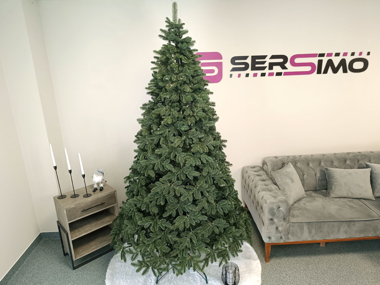 Brad artificial Christmas Deluxe by Sersimo, Canada verde, 3D, 230cm Household NewTrend