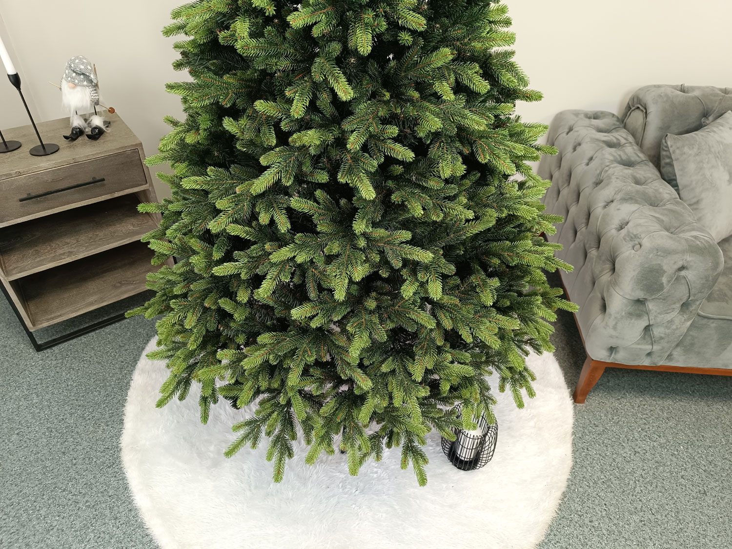 Brad artificial Christmas Deluxe by Sersimo, Carpati cu varfuri verzi, 2D+3D, 210cm Household NewTrend