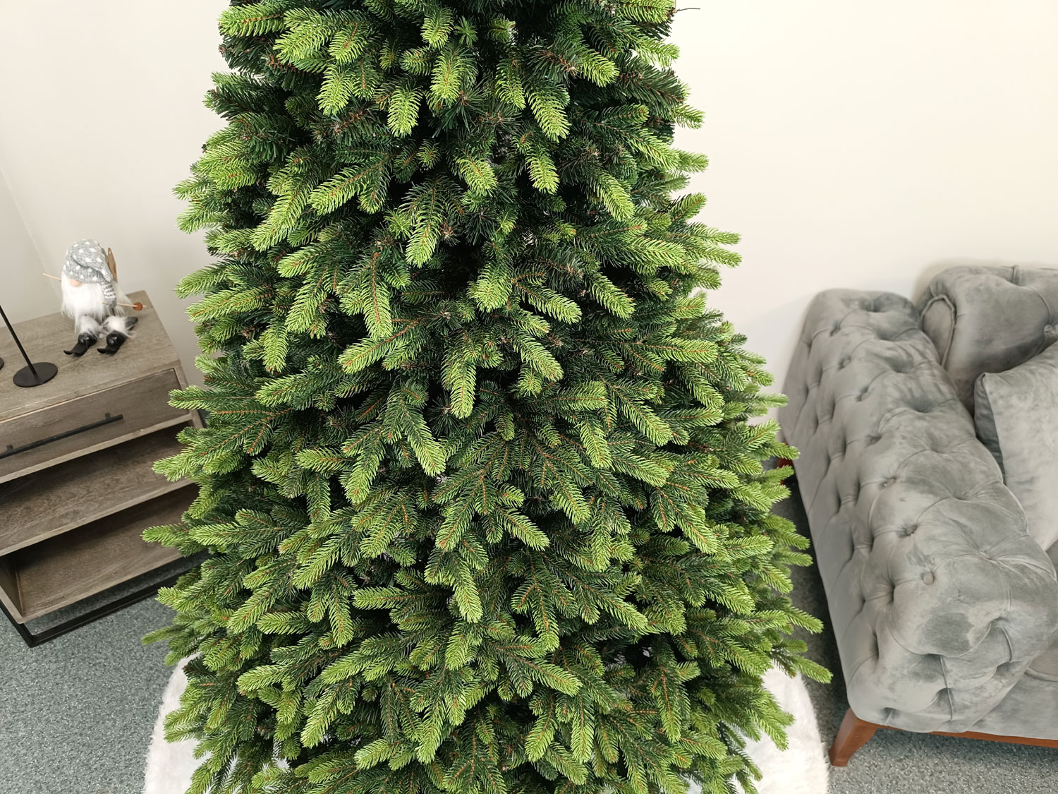 Brad artificial Christmas Deluxe by Sersimo, Carpati cu varfuri verzi, 2D+3D, 210cm Household NewTrend
