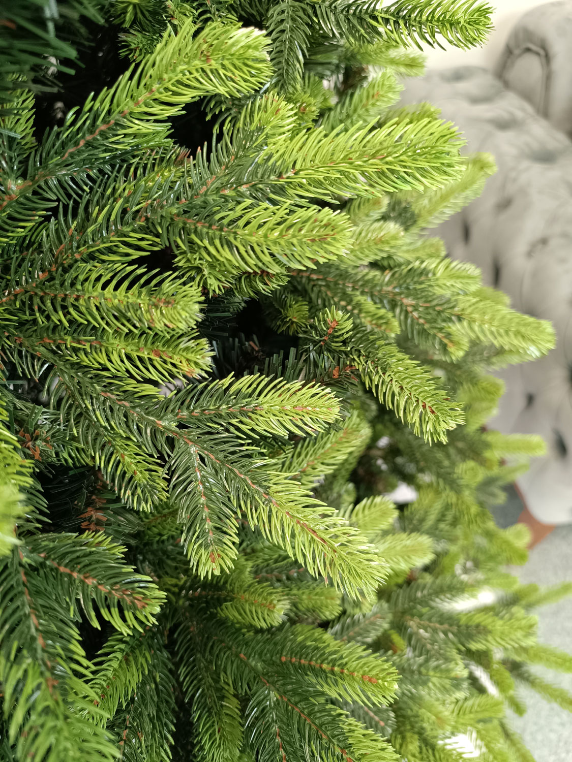 Brad artificial Christmas Deluxe by Sersimo, Carpati cu varfuri verzi, 2D+3D, 230cm Household NewTrend