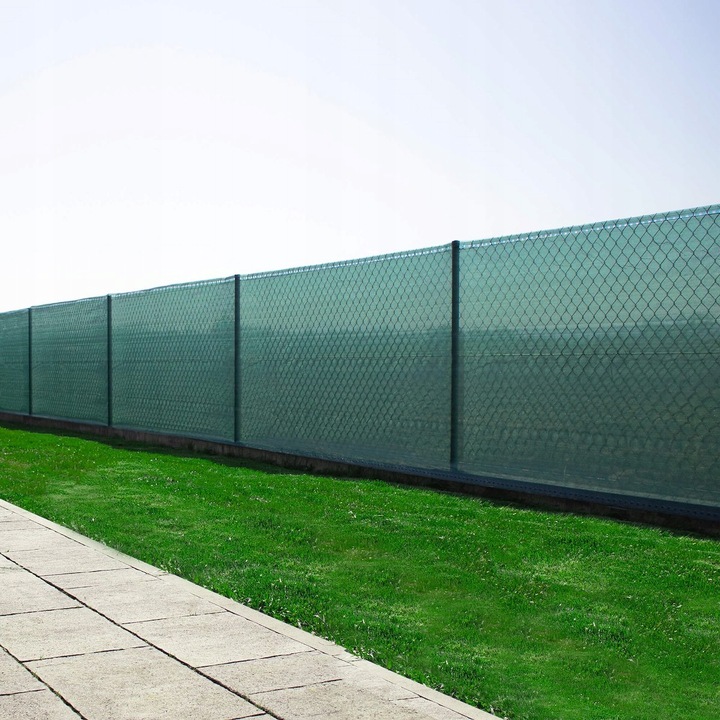 Plasa umbrire si intimitate pentru gard, 1.5m latime, 10m lungime, 65g densitate, verde Household NewTrend