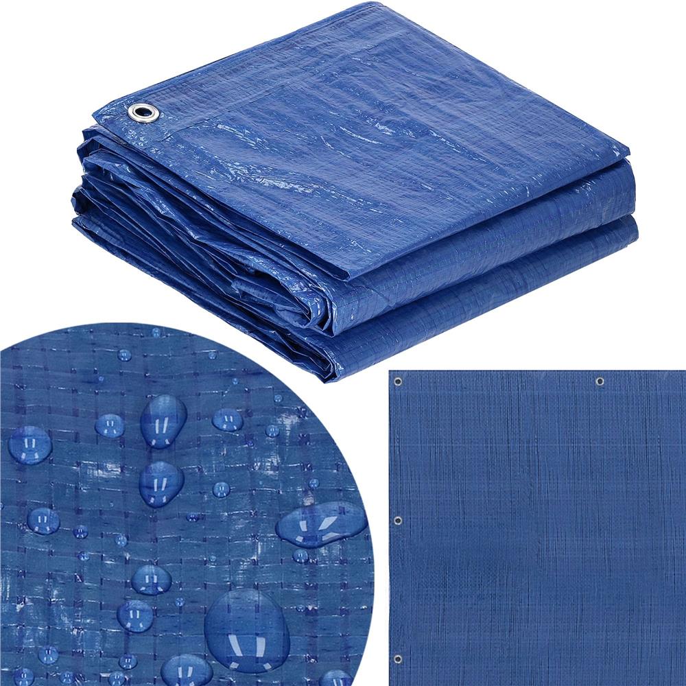 Prelata din polietilena impermeabila laminata, 60g/m2, 8x10m, albastra Household NewTrend