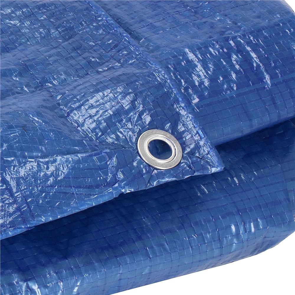 Prelata din polietilena impermeabila laminata, 60g/m2, 8x10m, albastra Household NewTrend