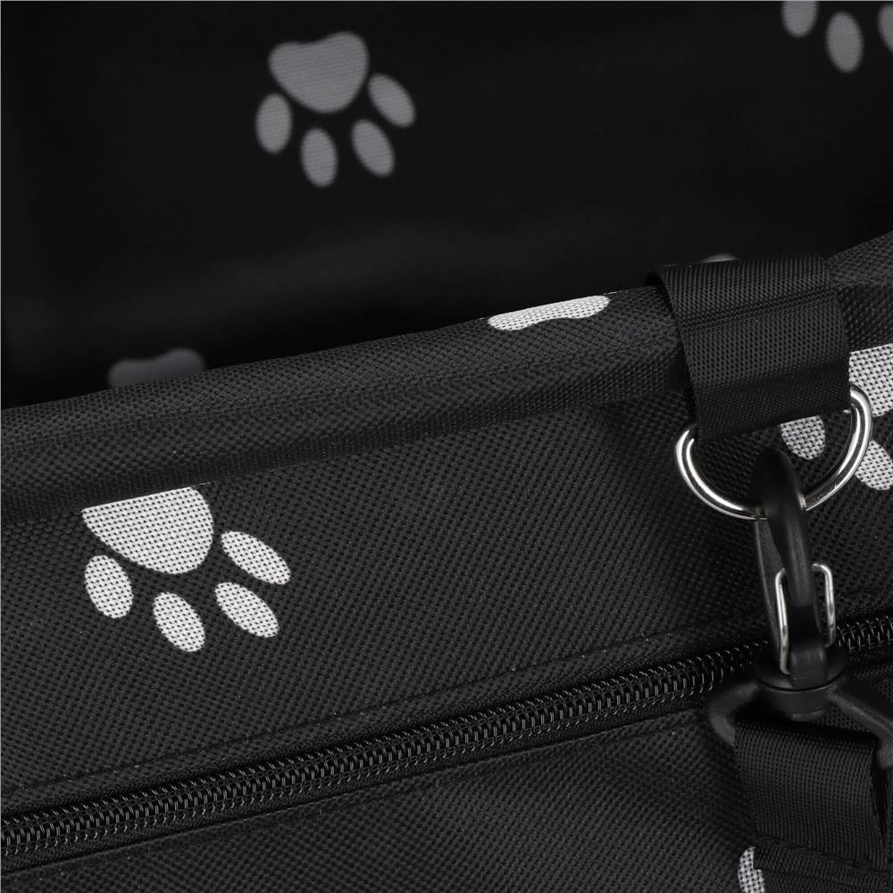 Geanta auto de transport animale de companie, caini si pisci, negru, 40x43x30cm Household NewTrend
