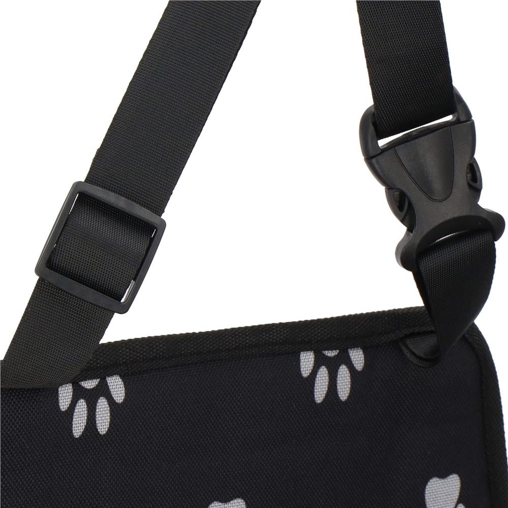 Geanta auto de transport animale de companie, caini si pisci, negru, 40x43x30cm Household NewTrend