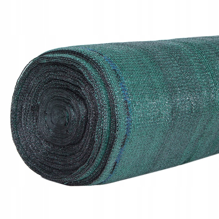 Plasa umbrire si intimitate pentru gard, 1.5m latime, 50m lungime, 185g densitate, verde Household NewTrend