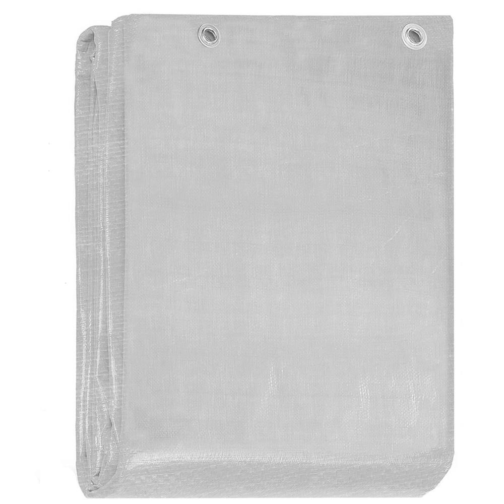 Prelata din polietilena impermeabila laminata, 270g/m2, 3x3m, gri Household NewTrend