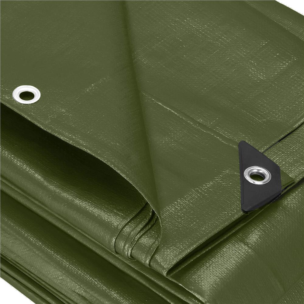 Prelata din polietilena impermeabila laminata, 120g/m2, 4x8m, verde Household NewTrend