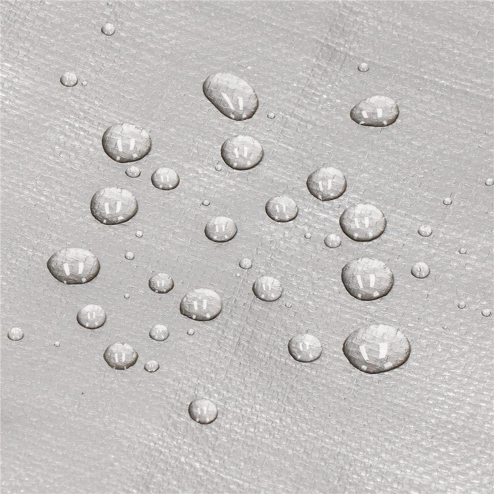 Prelata din polietilena impermeabila laminata, 210g/m2, 5x8m, gri Household NewTrend