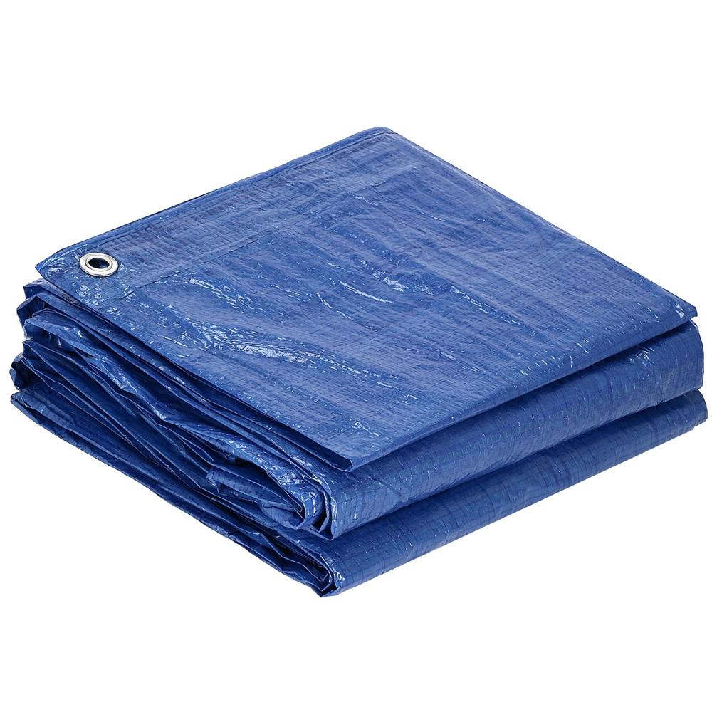 Prelata din polietilena impermeabila laminata, 60g/m2, 3x4m, albastra Household NewTrend