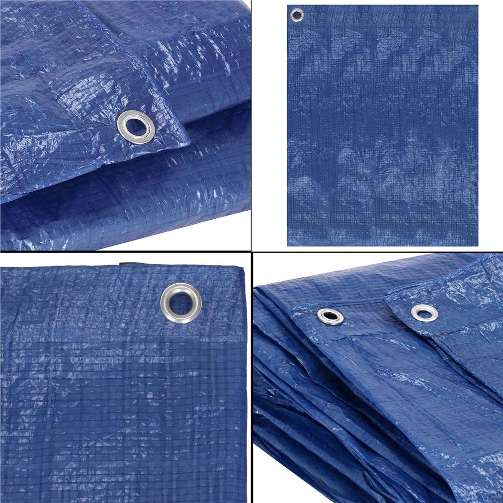 Prelata din polietilena impermeabila laminata, 60g/m2, 4x4m, albastra Household NewTrend