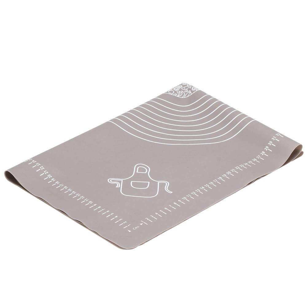 Plansa din silicon alimentar de framantat aluat, rezistenta la temperaturi ridicate, 65x45cm, gri Household NewTrend