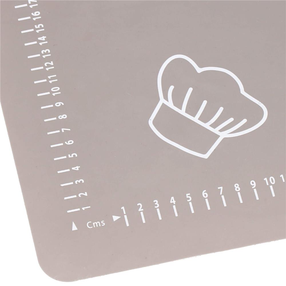 Plansa din silicon alimentar de framantat aluat, rezistenta la temperaturi ridicate, 65x45cm, gri Household NewTrend
