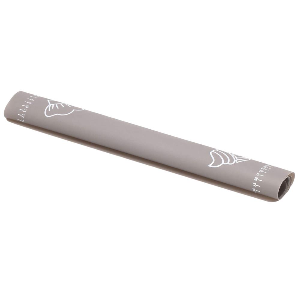 Plansa din silicon alimentar de framantat aluat, rezistenta la temperaturi ridicate, 65x45cm, gri Household NewTrend