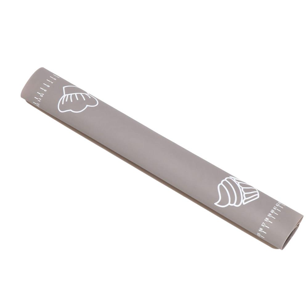 Plansa din silicon alimentar de framantat aluat, rezistenta la temperaturi ridicate, 65x45cm, gri Household NewTrend