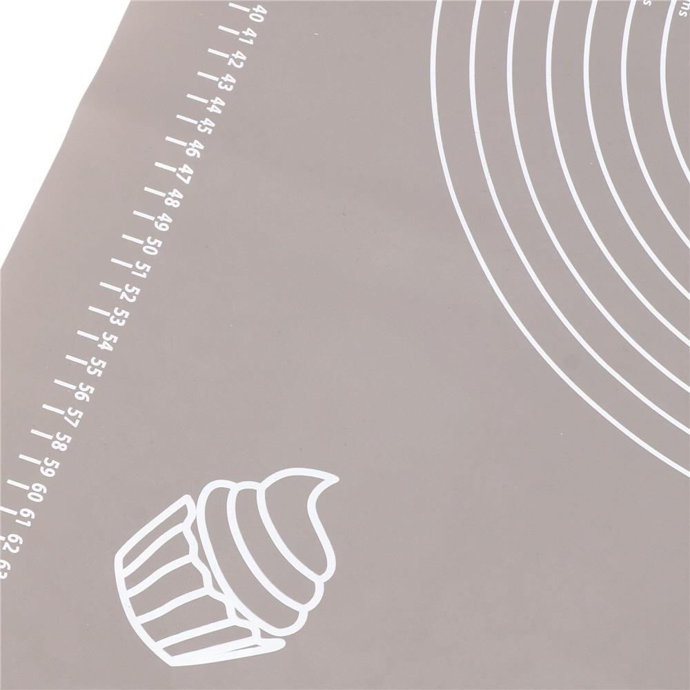 Plansa din silicon alimentar de framantat aluat, rezistenta la temperaturi ridicate, 65x45cm, gri Household NewTrend