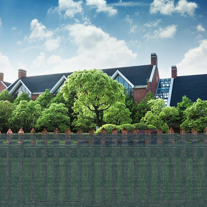 Plasa umbrire si intimitate pentru gard, 1.5m latime, 50m lungime, 65g densitate, verde Household NewTrend