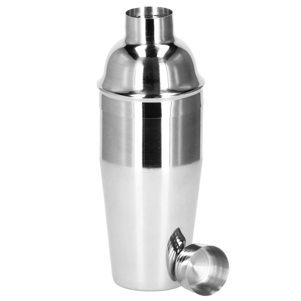 Set Cocktail Shaker Kit pentru barmani 550ml, KI22, suport bambus, 9 piese Household NewTrend