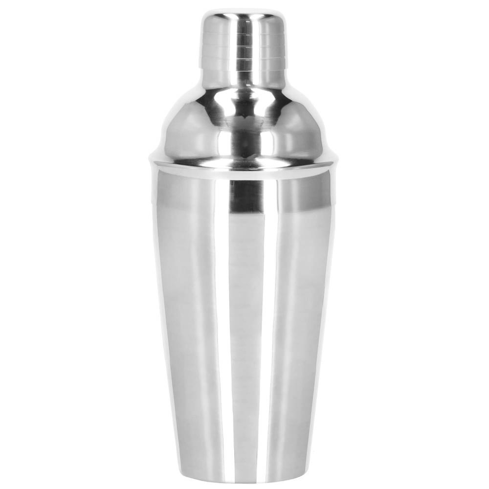 Set Cocktail Shaker Kit pentru barmani 550ml, KI22, suport bambus, 9 piese Household NewTrend