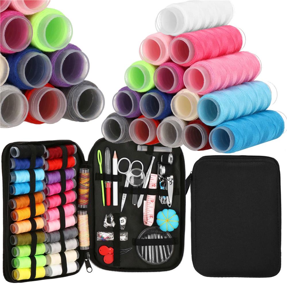 Set articole de cusut cu geanta de depozitare, 100 piese Household NewTrend