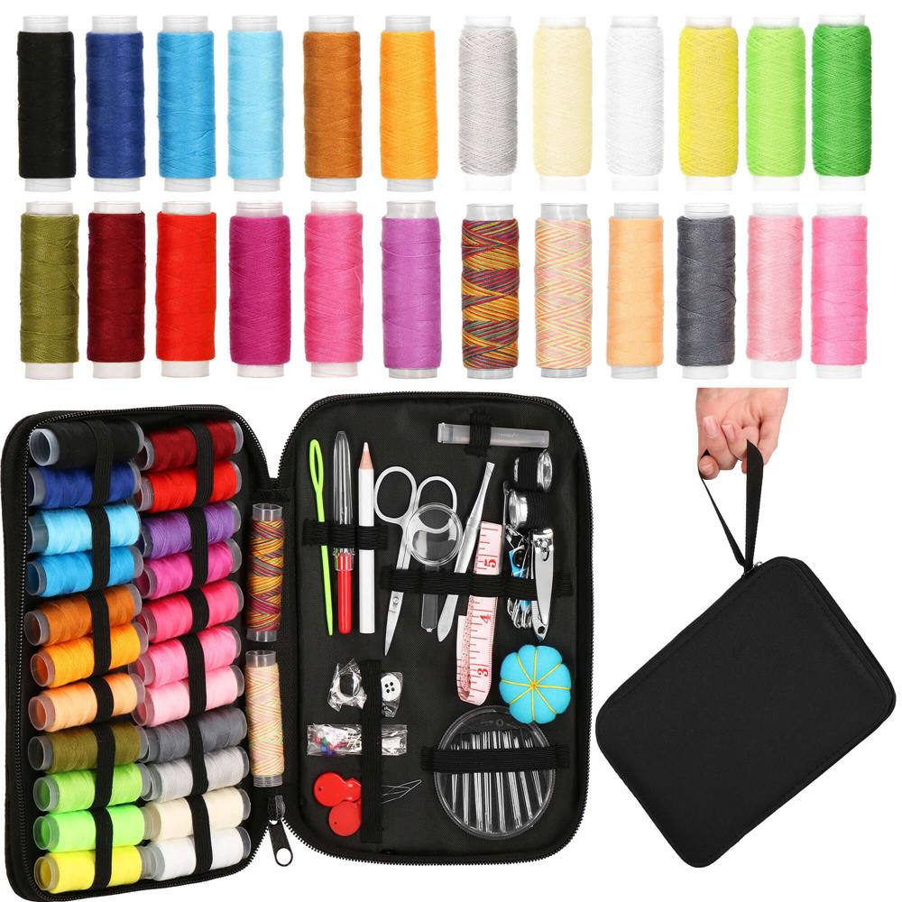 Set articole de cusut cu geanta de depozitare, 100 piese Household NewTrend