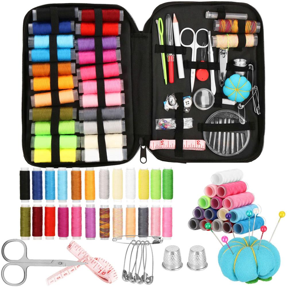 Set articole de cusut cu geanta de depozitare, 100 piese Household NewTrend