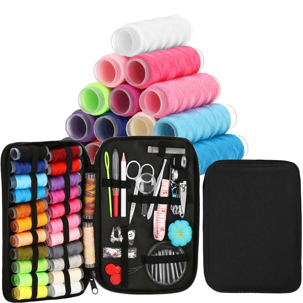 Set articole de cusut cu geanta de depozitare, 100 piese Household NewTrend