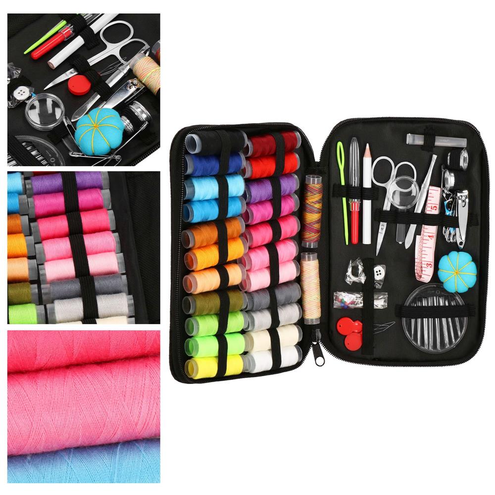 Set articole de cusut cu geanta de depozitare, 100 piese Household NewTrend