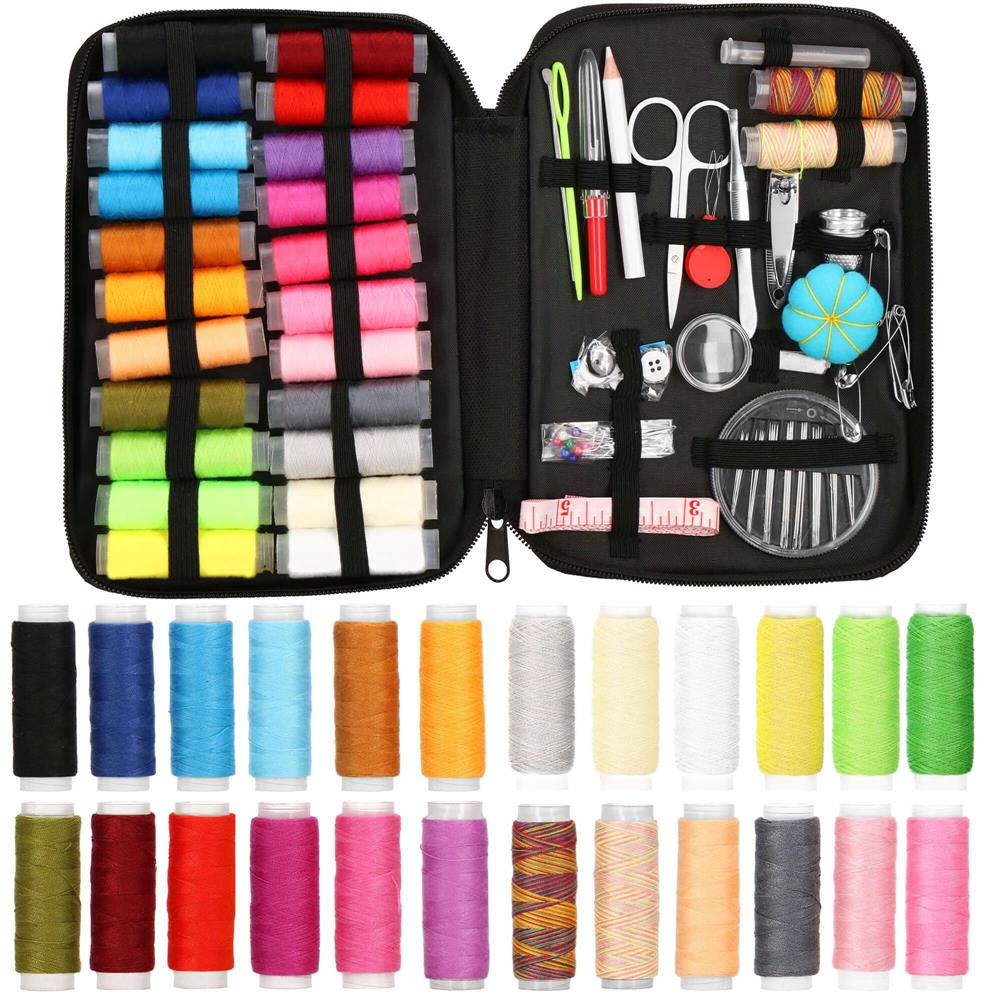 Set articole de cusut cu geanta de depozitare, 100 piese Household NewTrend