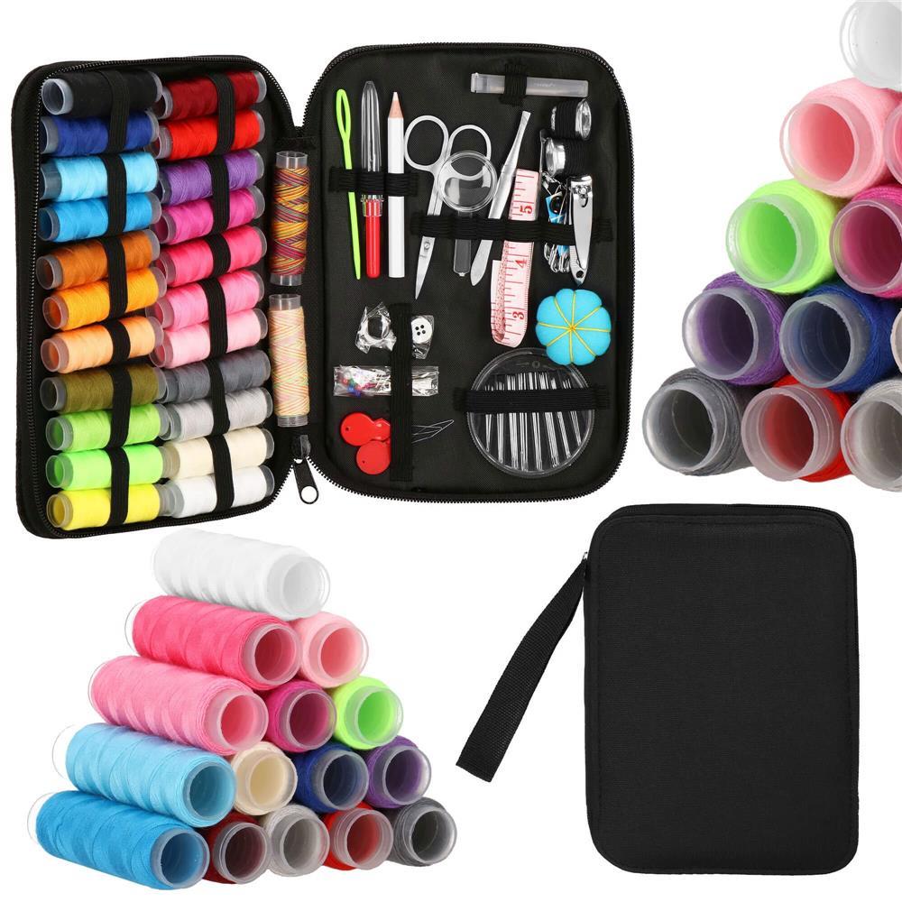 Set articole de cusut cu geanta de depozitare, 100 piese Household NewTrend