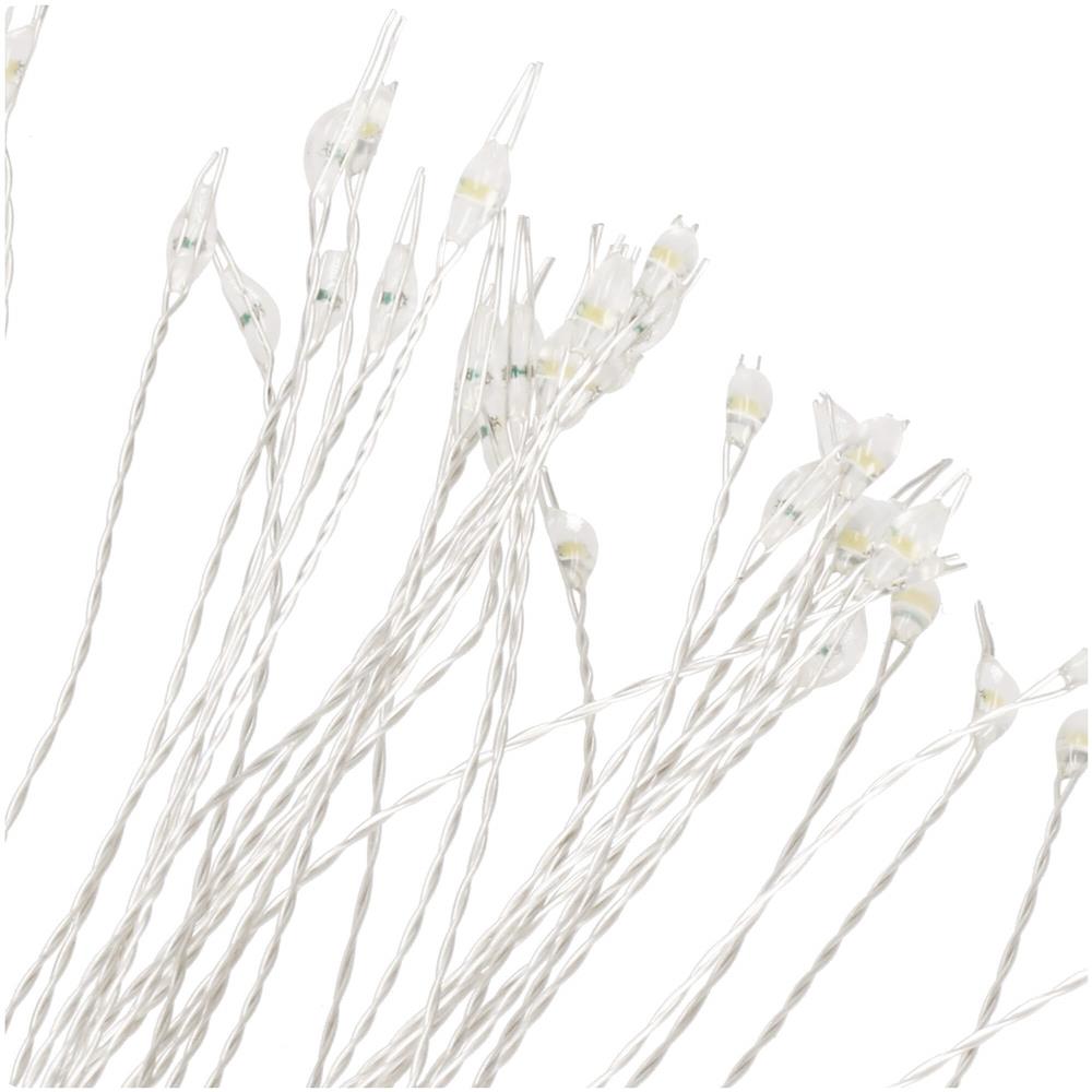 (DL) Instalatie lumina decorativa STAR cu 100 LED-uri, diametru 40cm, telecomanda, iluminare alba Household NewTrend