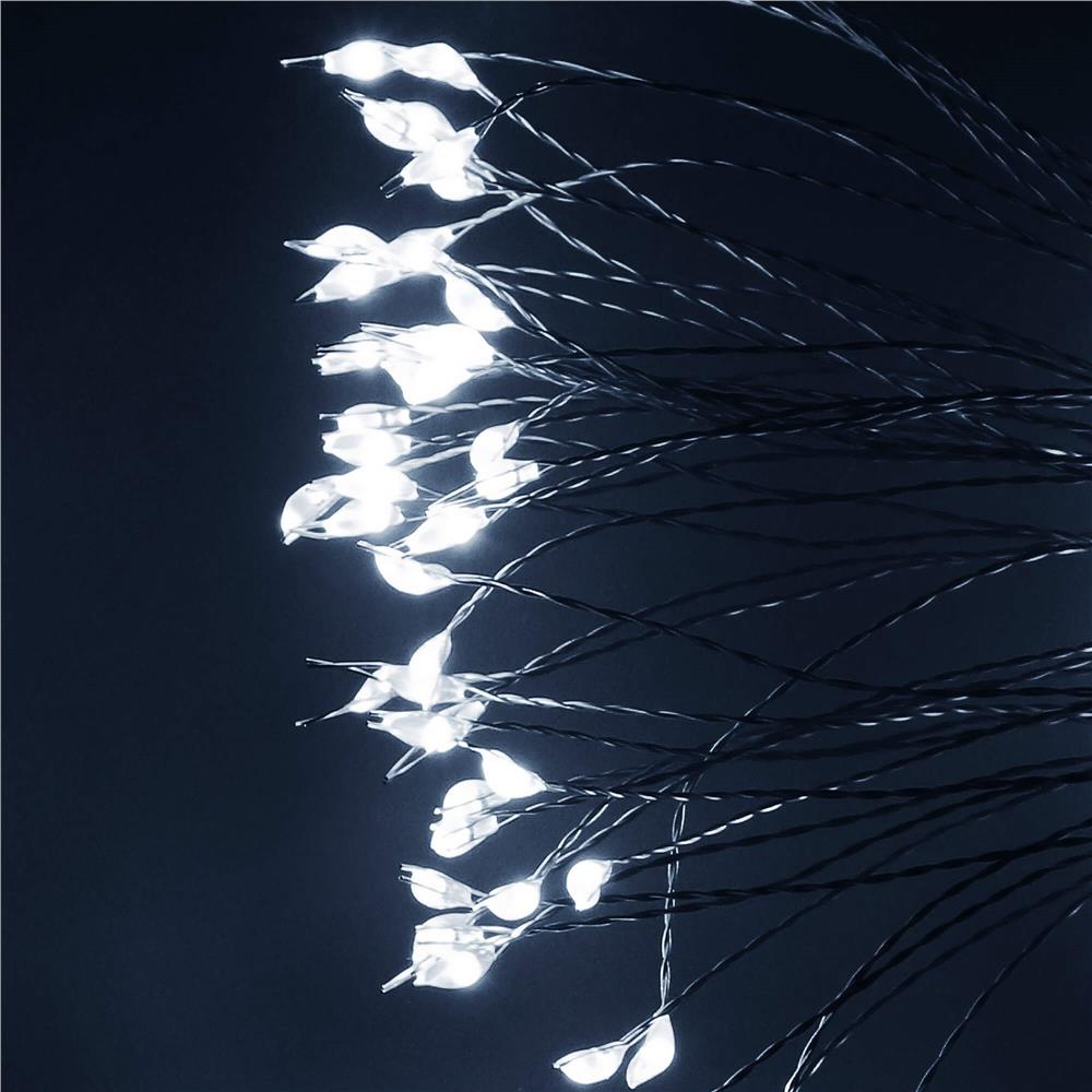 (DL) Instalatie lumina decorativa STAR cu 100 LED-uri, diametru 40cm, telecomanda, iluminare alba Household NewTrend