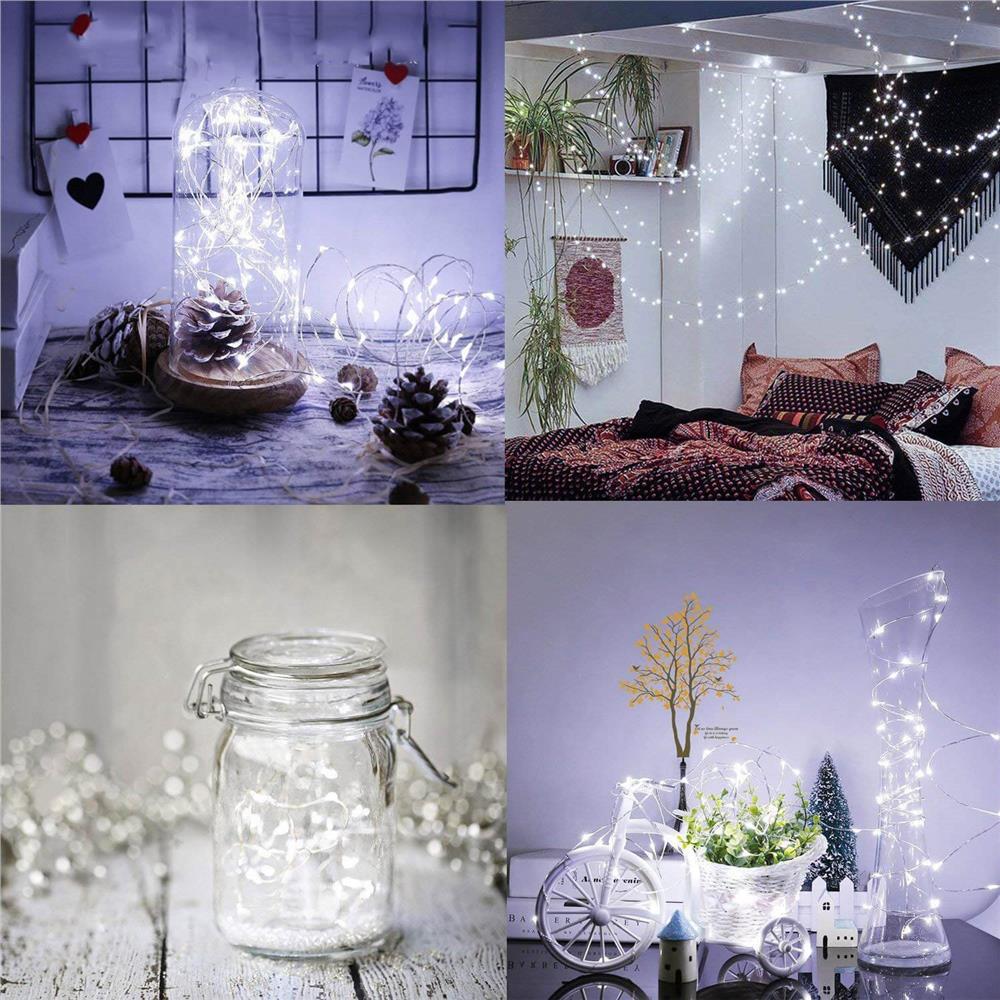 (DL) Instalatie lumina decorativa cu 300 LED-uri, telecomanda, 30m, iluminare alba Household NewTrend