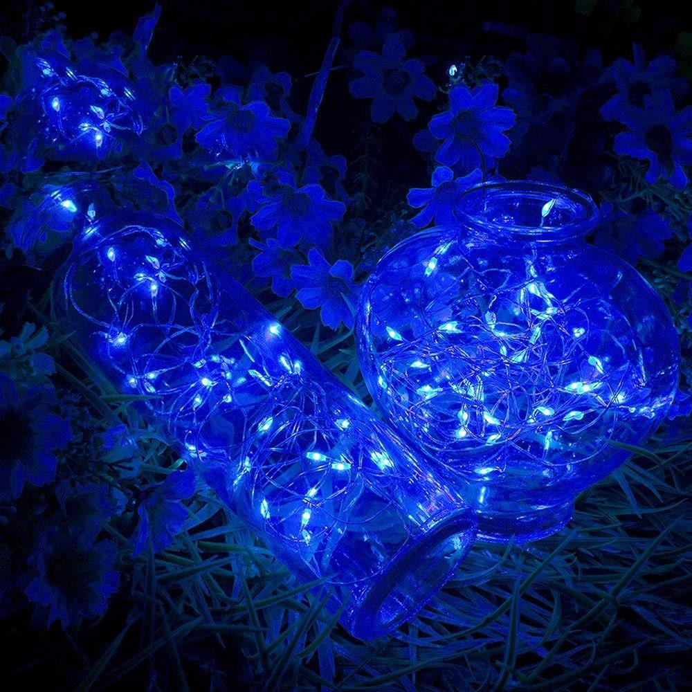 (DL) Instalatie lumina decorativa cu 300 LED-uri, telecomanda, 30m, iluminare albastra Household NewTrend
