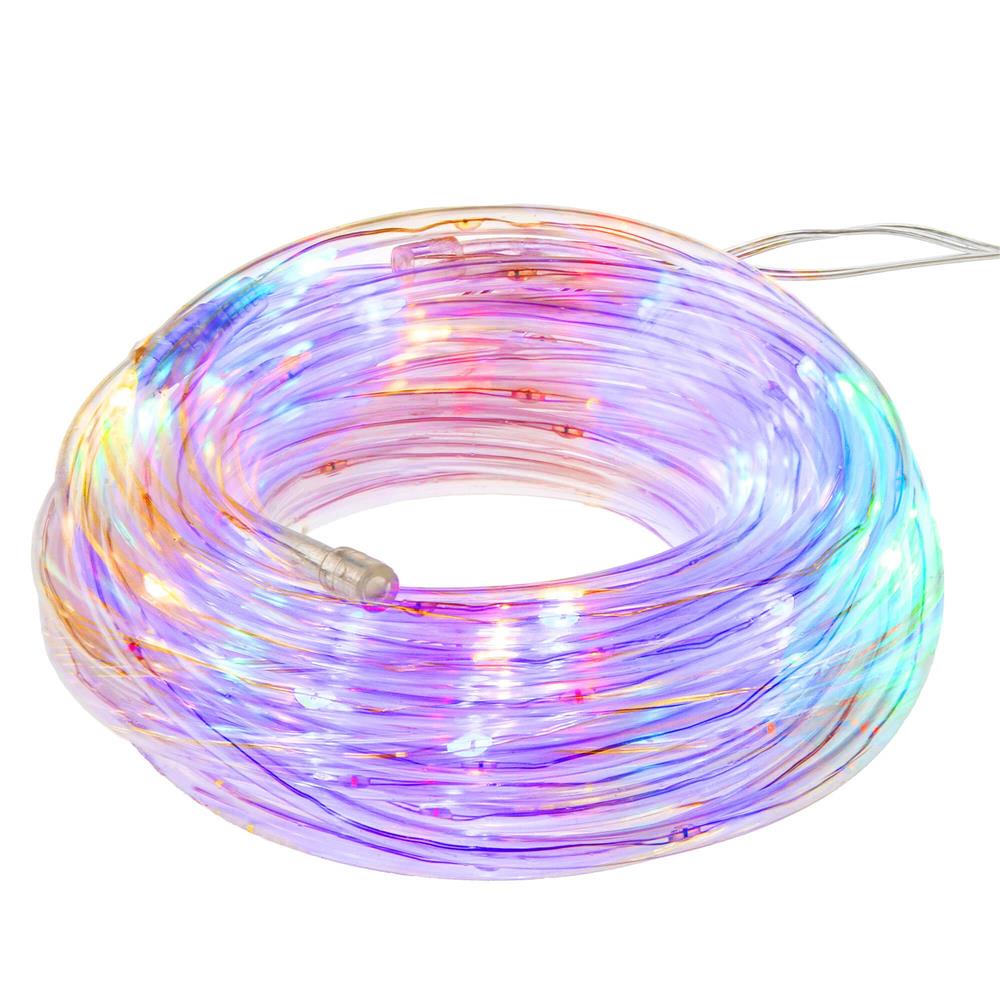 (DL) Instalatie tub furtun luminos pentru Craciun cu baterii 3xAA, 50 LED-uri, 5m, multicolor Household NewTrend
