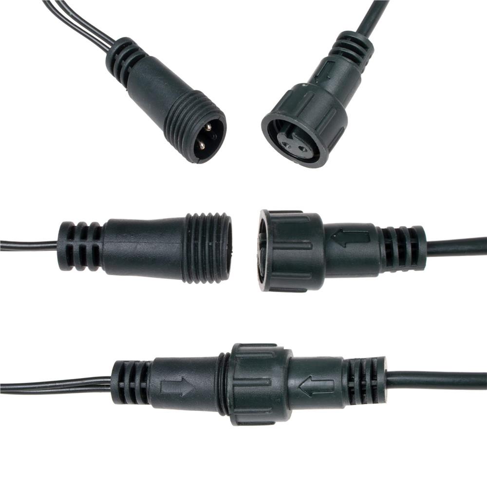 Instalatie lumini pentru bradul de Craciun, 61,5 metri, 1000 LED-uri, alb cald Household NewTrend