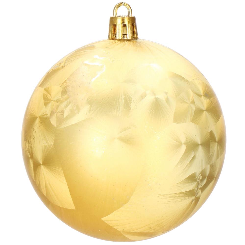 Set globuri de Craciun, 16 bucati, 8cm, 6 modele, auriu Household NewTrend