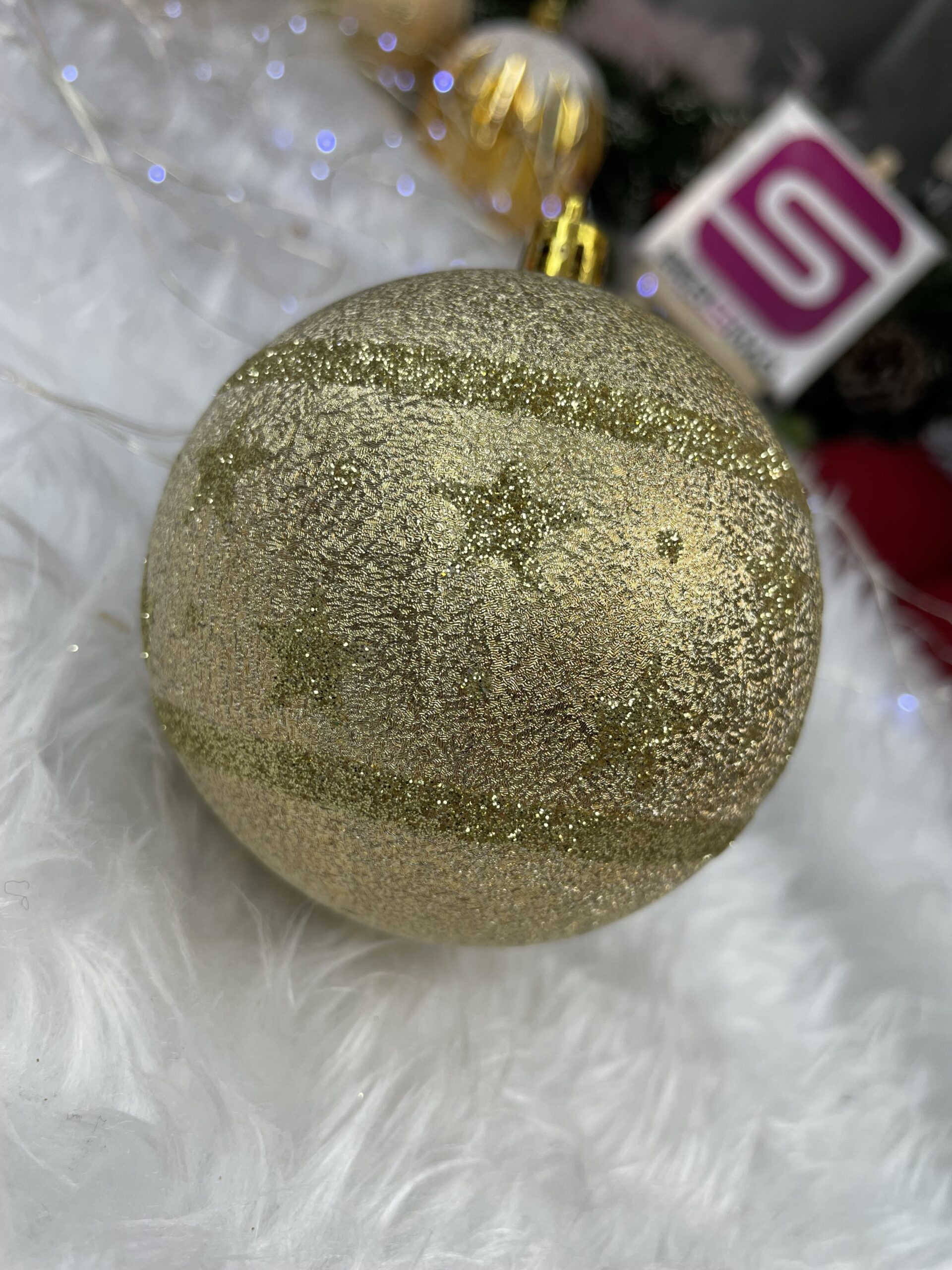 Set globuri de Craciun, 16 bucati, 8cm, 6 modele, auriu Household NewTrend