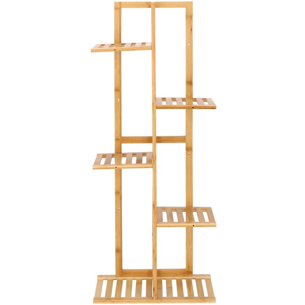 Stand de flori din lemn cu 6 etajere suport GA199, 102x40cm Household NewTrend