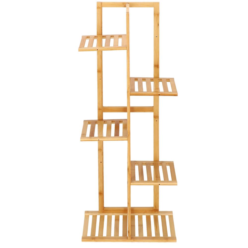 Stand de flori din lemn cu 6 etajere suport GA199, 102x40cm Household NewTrend